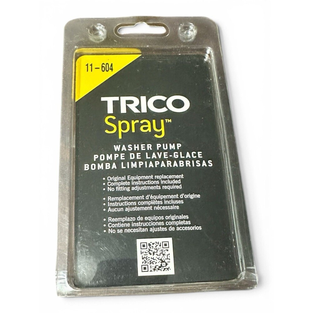 TRICO Spray Windshield Washer Pump (11-604) Fits Ford, Honda, Hyundai, KIA, MORE